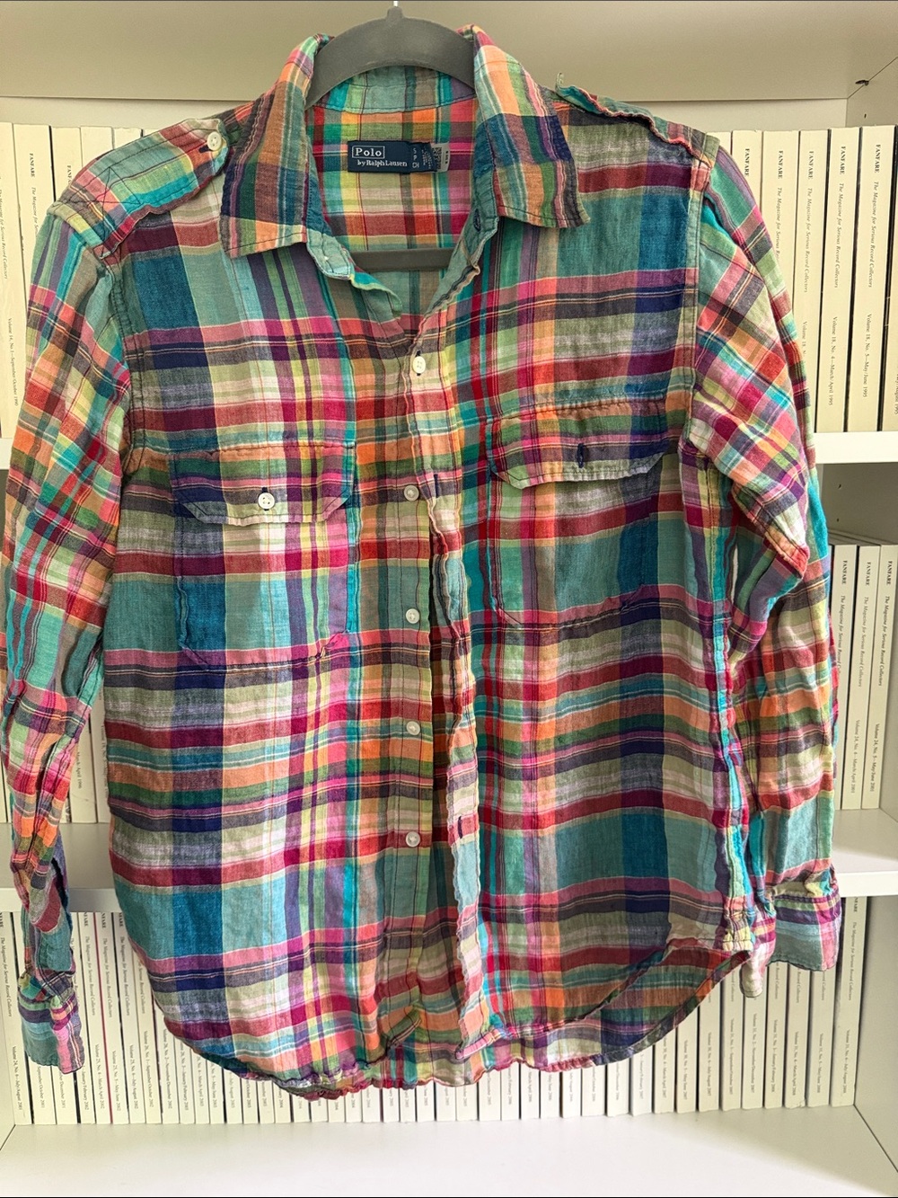 Polo by Ralph Lauren Multicolor Plaid Cotton Button-Down Shirt